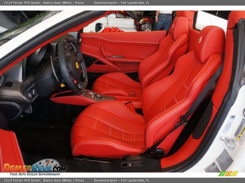 Front Seat of 2014 Ferrari 458 Spider Photo #57