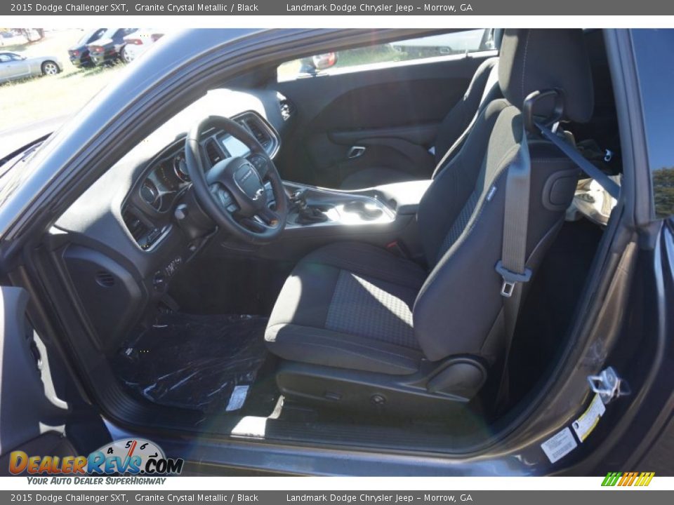 2015 Dodge Challenger SXT Granite Crystal Metallic / Black Photo #6