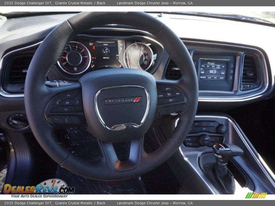 2015 Dodge Challenger SXT Granite Crystal Metallic / Black Photo #7