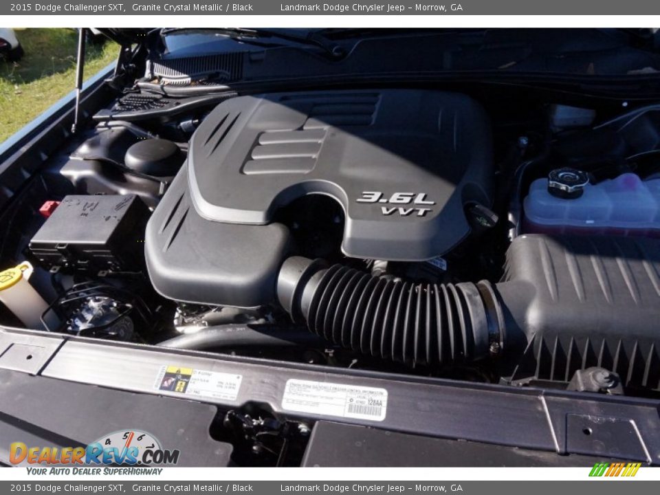 2015 Dodge Challenger SXT Granite Crystal Metallic / Black Photo #8