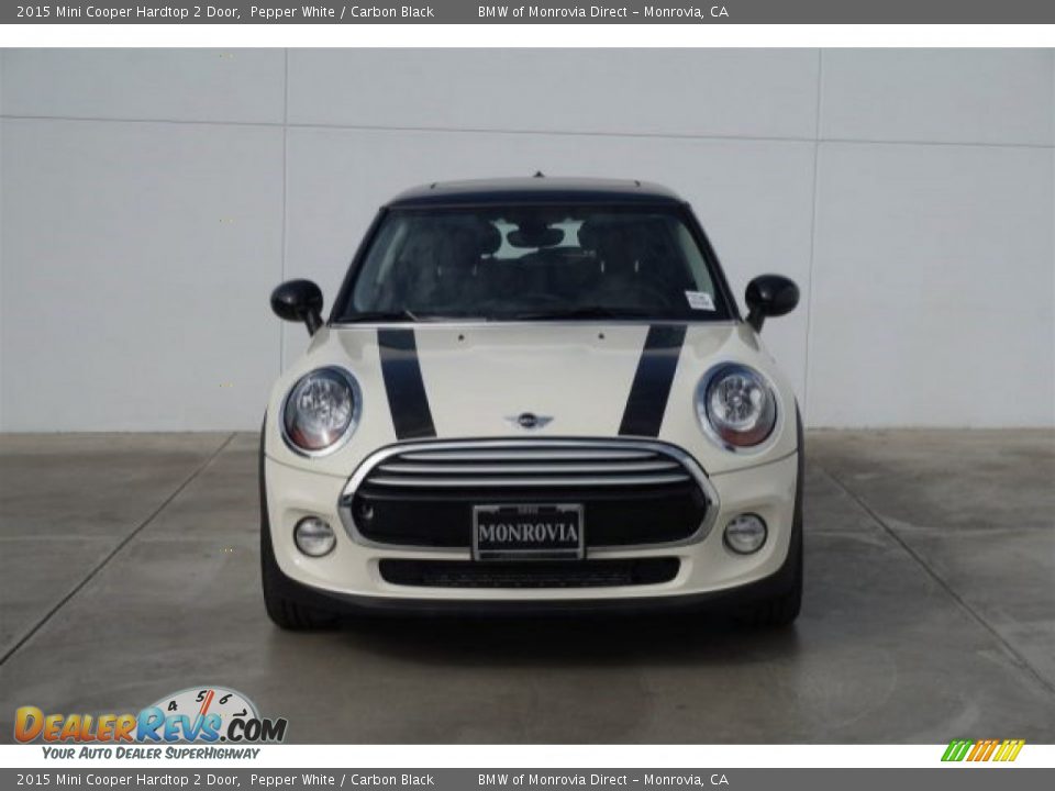 2015 Mini Cooper Hardtop 2 Door Pepper White / Carbon Black Photo #3