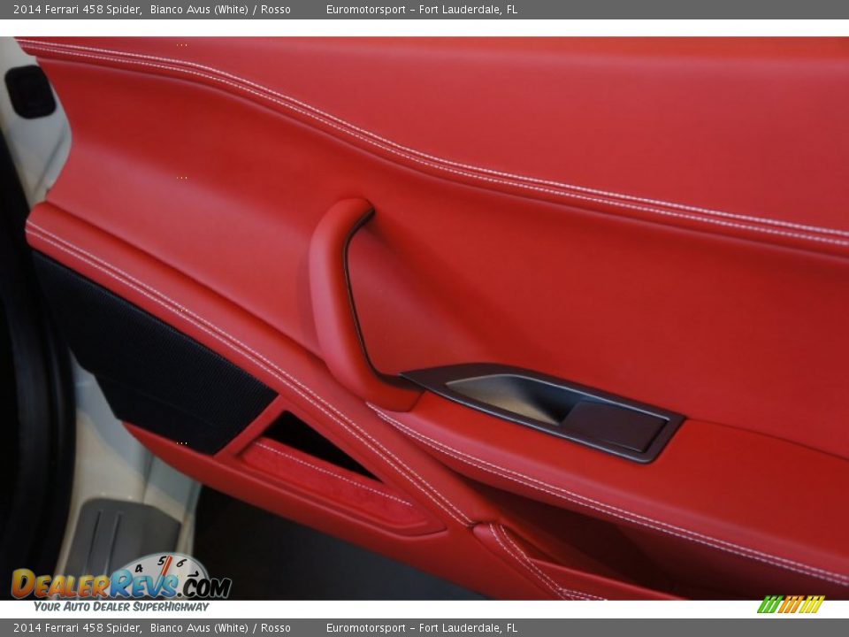 2014 Ferrari 458 Spider Bianco Avus (White) / Rosso Photo #65