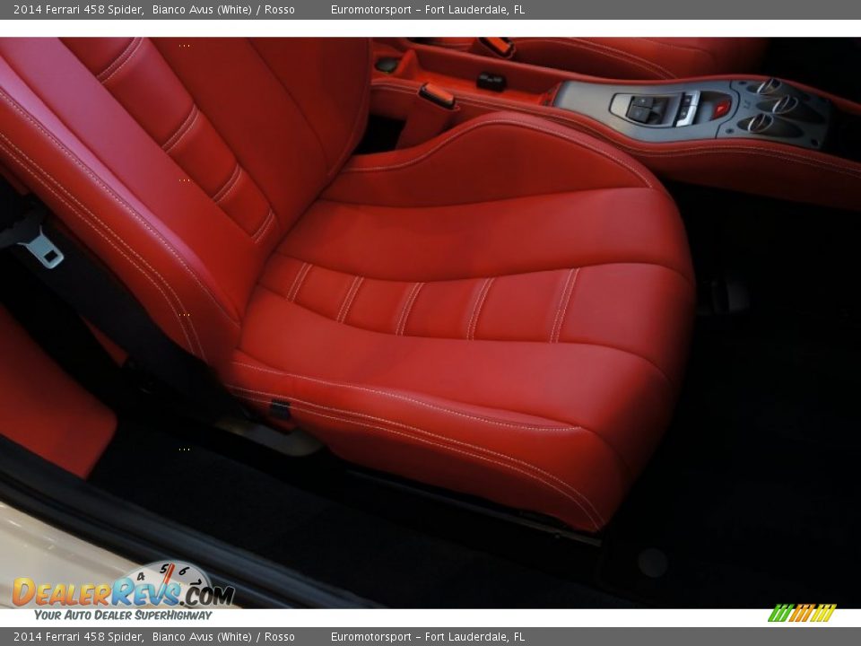 2014 Ferrari 458 Spider Bianco Avus (White) / Rosso Photo #71
