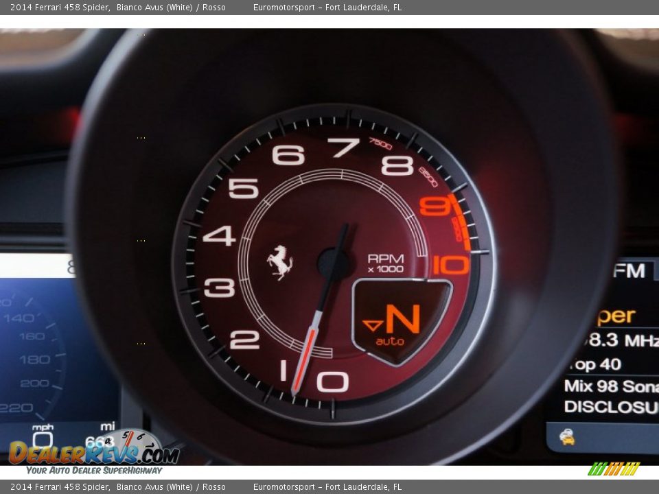 2014 Ferrari 458 Spider Gauges Photo #83