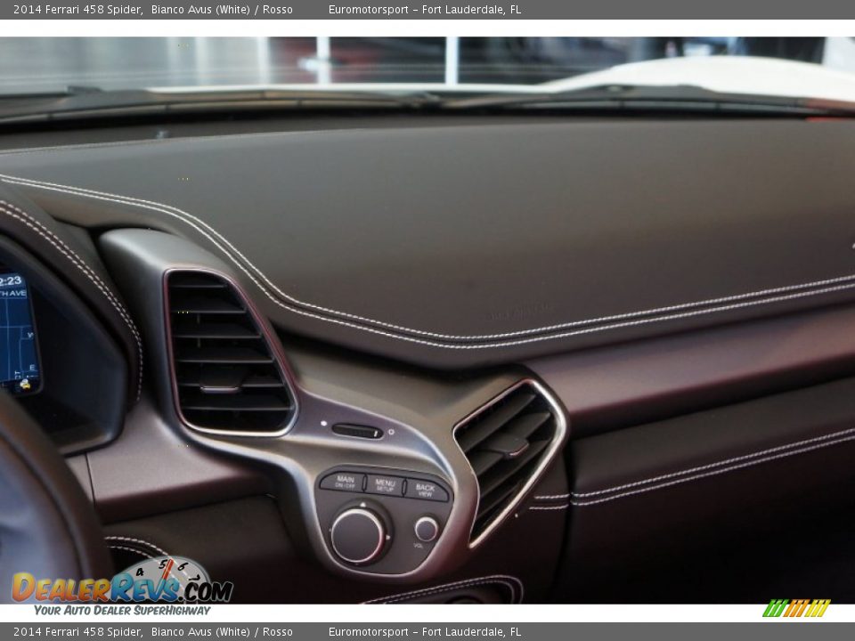 2014 Ferrari 458 Spider Bianco Avus (White) / Rosso Photo #88