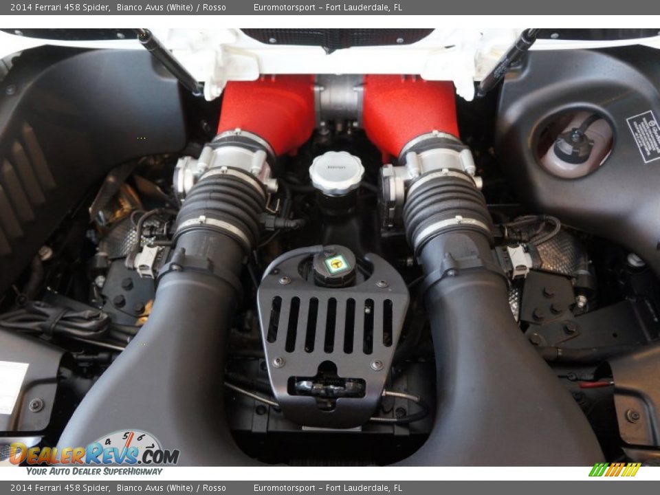 2014 Ferrari 458 Spider 4.5 Liter DI DOHC 32-Valve V8 Engine Photo #89