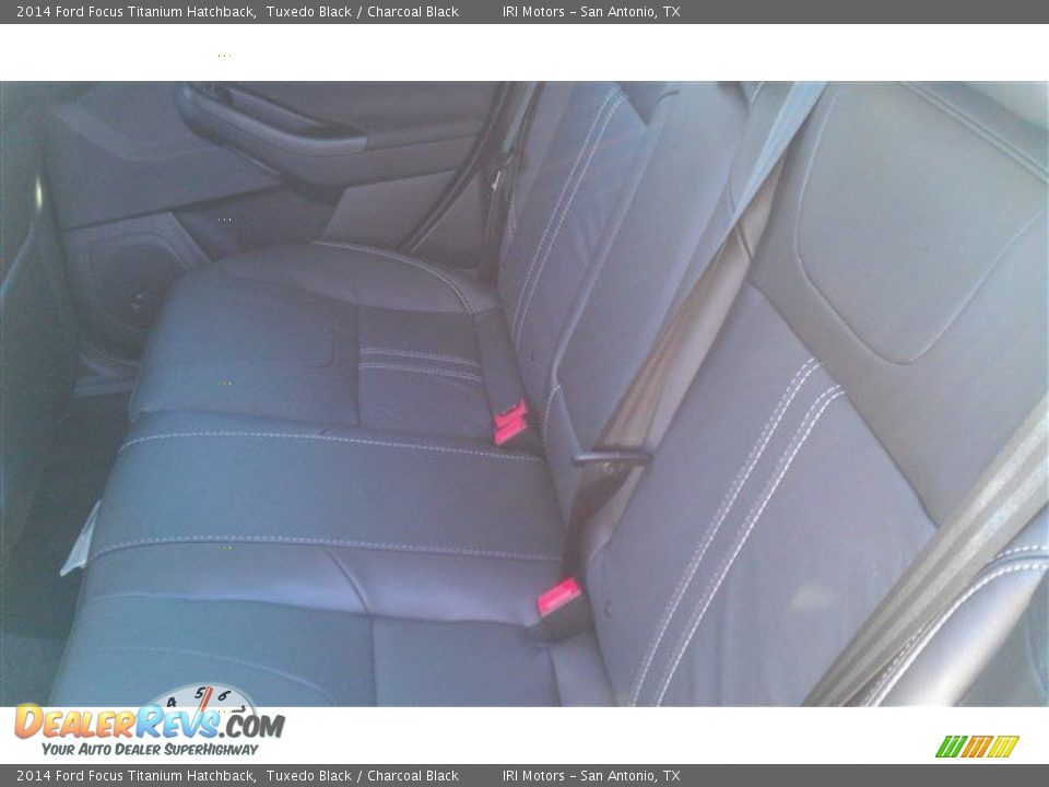 2014 Ford Focus Titanium Hatchback Tuxedo Black / Charcoal Black Photo #15