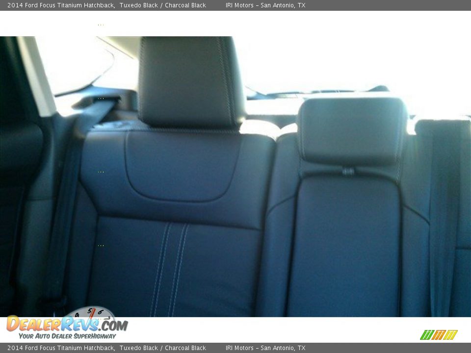 2014 Ford Focus Titanium Hatchback Tuxedo Black / Charcoal Black Photo #29
