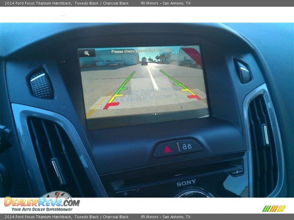 2014 Ford Focus Titanium Hatchback Tuxedo Black / Charcoal Black Photo #30