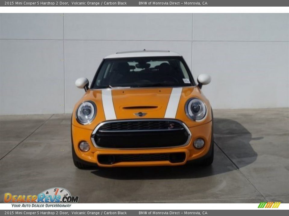 2015 Mini Cooper S Hardtop 2 Door Volcanic Orange / Carbon Black Photo #3