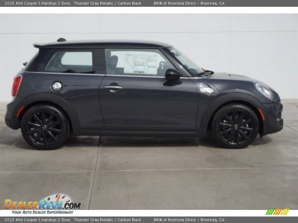 Thunder Gray Metallic 2015 Mini Cooper S Hardtop 2 Door Photo #2