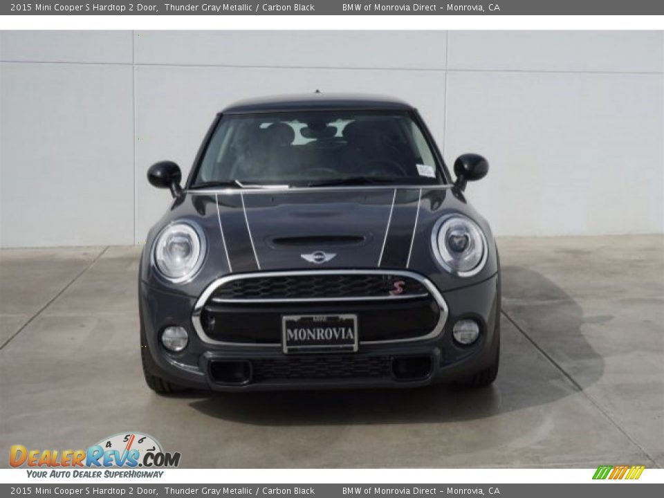 2015 Mini Cooper S Hardtop 2 Door Thunder Gray Metallic / Carbon Black Photo #3