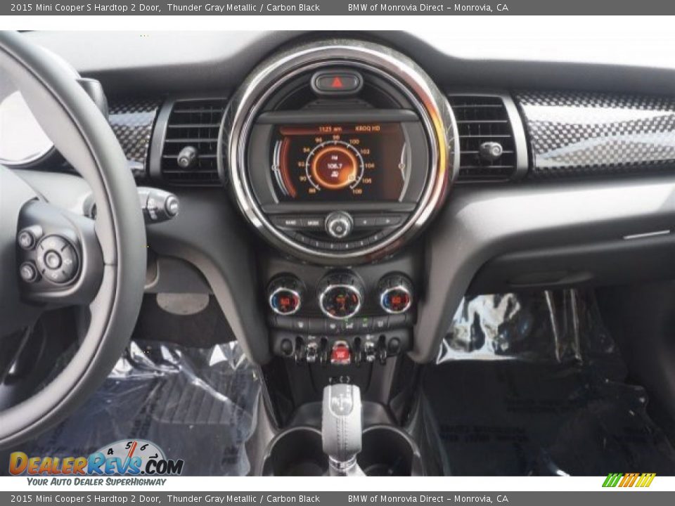2015 Mini Cooper S Hardtop 2 Door Thunder Gray Metallic / Carbon Black Photo #8