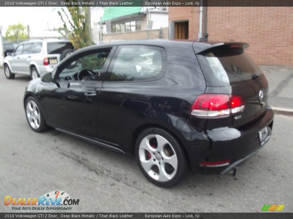 2010 Volkswagen GTI 2 Door Deep Black Metallic / Titan Black Leather Photo #3