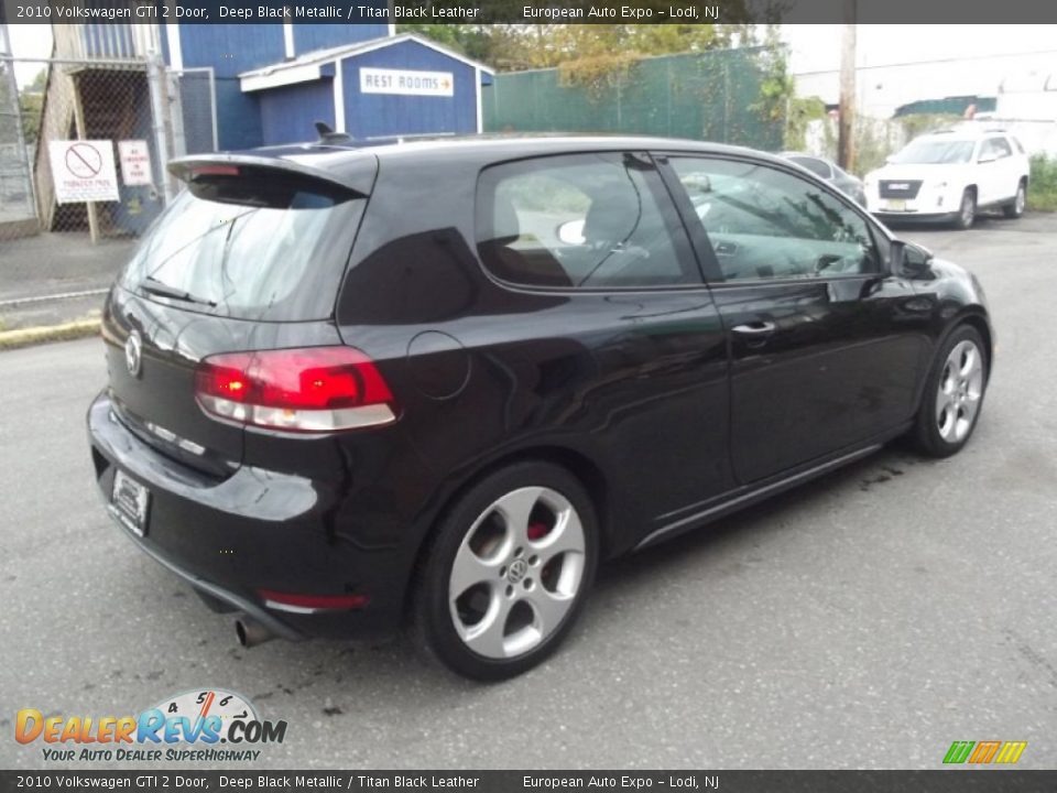 2010 Volkswagen GTI 2 Door Deep Black Metallic / Titan Black Leather Photo #4