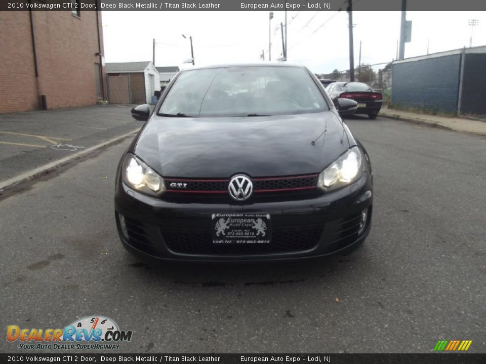 2010 Volkswagen GTI 2 Door Deep Black Metallic / Titan Black Leather Photo #5
