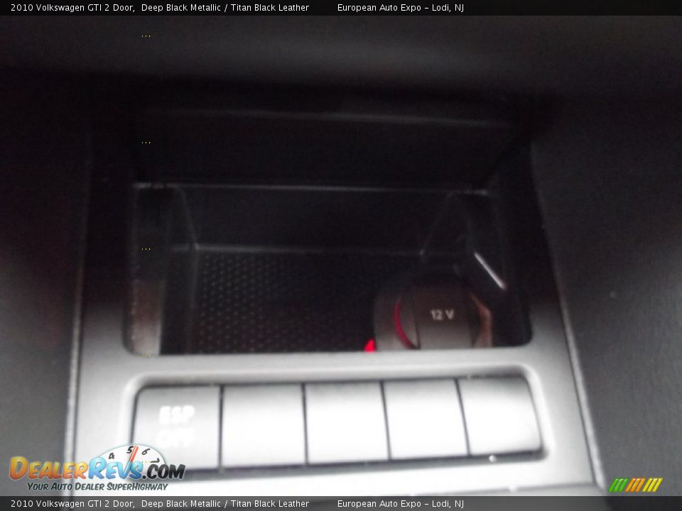 2010 Volkswagen GTI 2 Door Deep Black Metallic / Titan Black Leather Photo #23