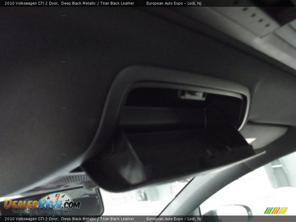 2010 Volkswagen GTI 2 Door Deep Black Metallic / Titan Black Leather Photo #26