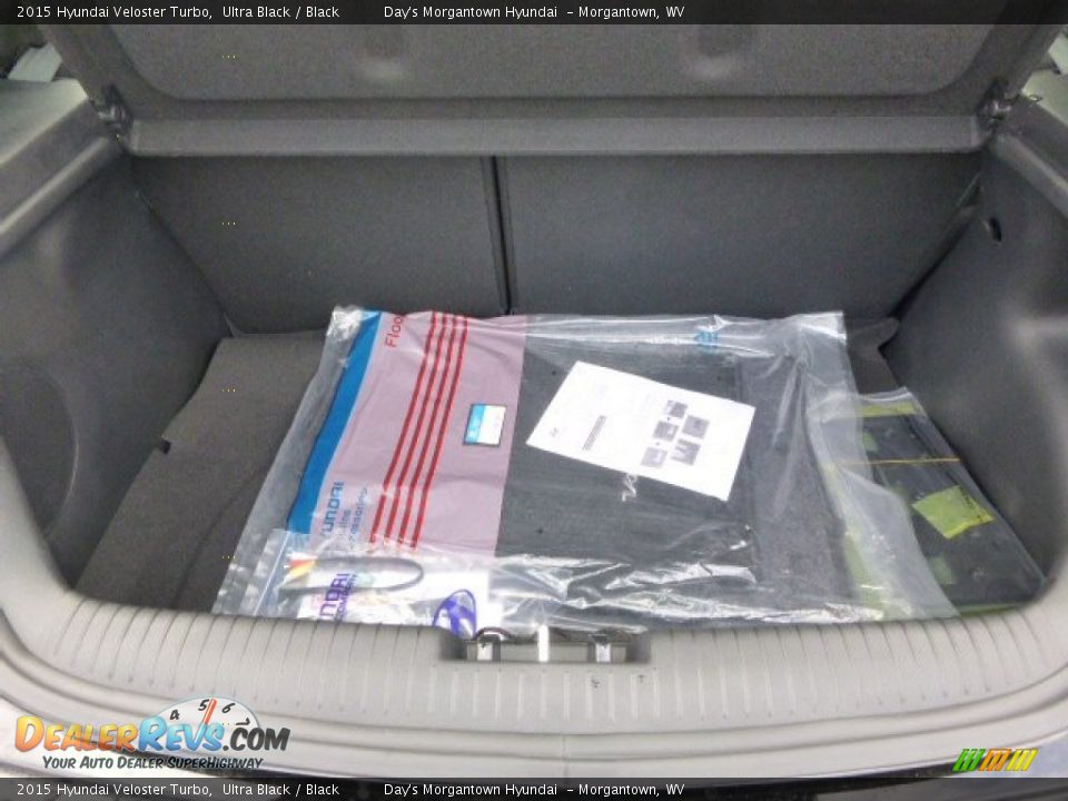 2015 Hyundai Veloster Turbo Ultra Black / Black Photo #5