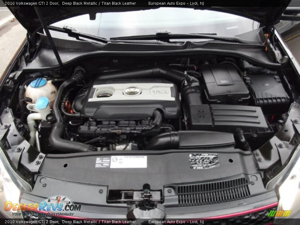 2010 Volkswagen GTI 2 Door Deep Black Metallic / Titan Black Leather Photo #32