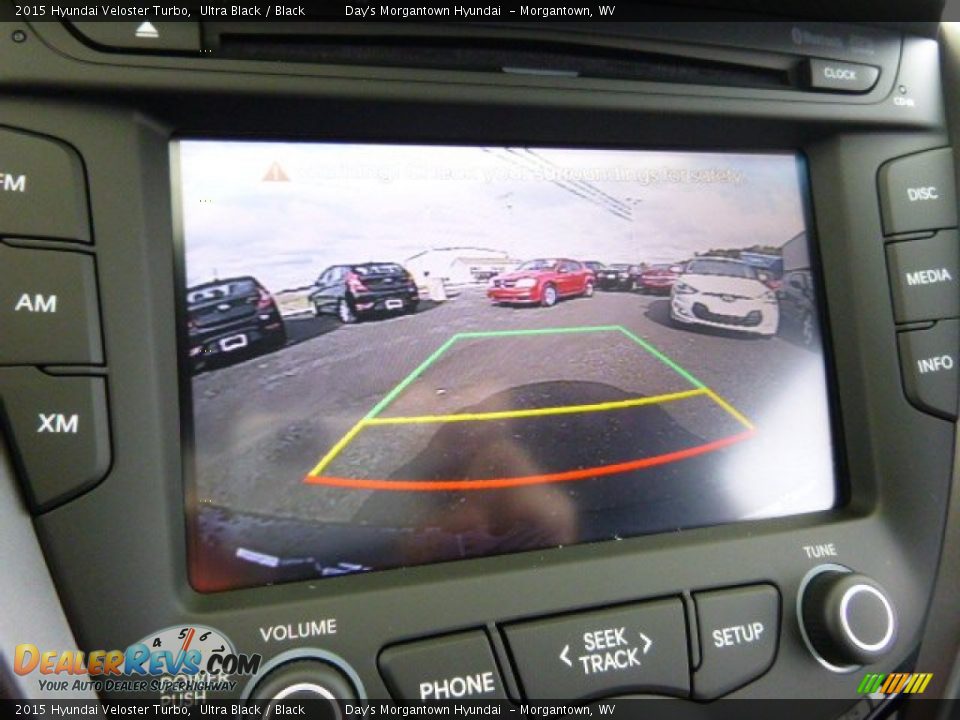 2015 Hyundai Veloster Turbo Ultra Black / Black Photo #19