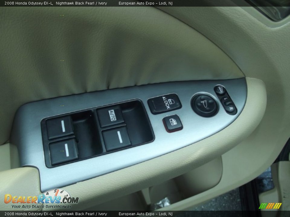 2008 Honda Odyssey EX-L Nighthawk Black Pearl / Ivory Photo #22