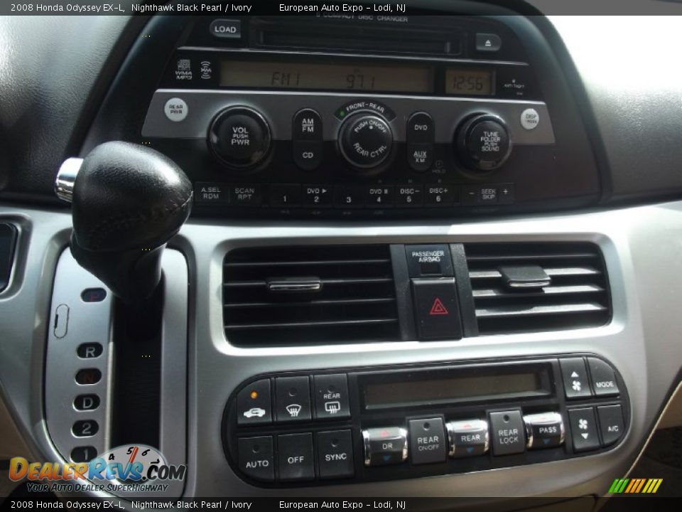 2008 Honda Odyssey EX-L Nighthawk Black Pearl / Ivory Photo #31