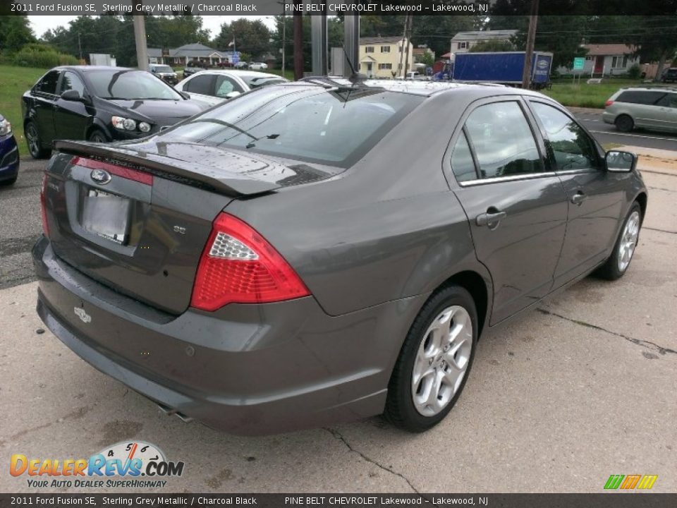 2011 Ford Fusion SE Sterling Grey Metallic / Charcoal Black Photo #5