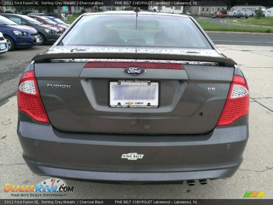 2011 Ford Fusion SE Sterling Grey Metallic / Charcoal Black Photo #6