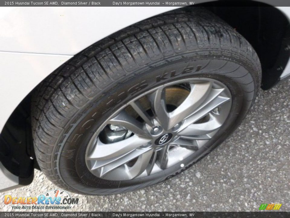 2015 Hyundai Tucson SE AWD Diamond Silver / Black Photo #10