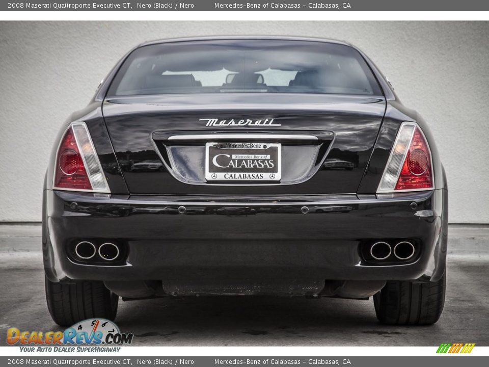 2008 Maserati Quattroporte Executive GT Nero (Black) / Nero Photo #3