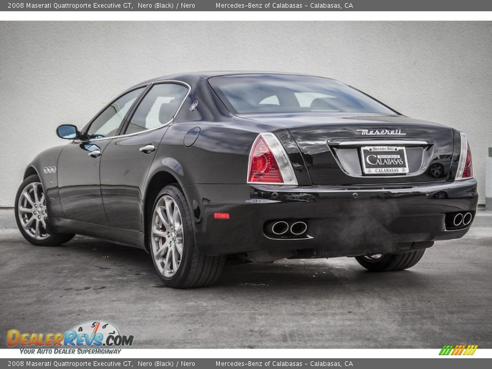 2008 Maserati Quattroporte Executive GT Nero (Black) / Nero Photo #11