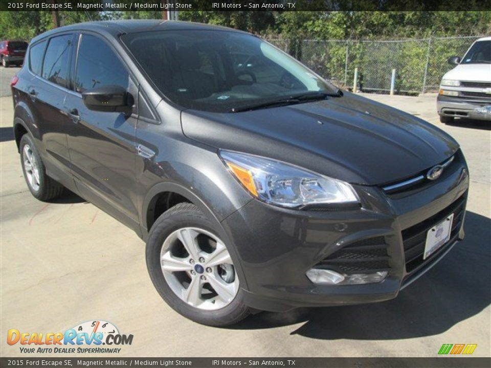 2015 Ford Escape SE Magnetic Metallic / Medium Light Stone Photo #1