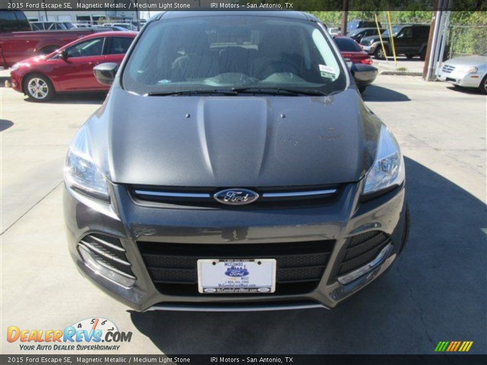 2015 Ford Escape SE Magnetic Metallic / Medium Light Stone Photo #4