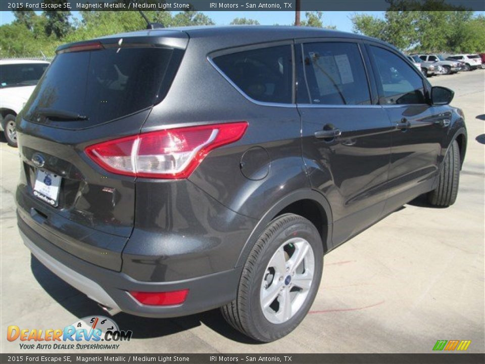 2015 Ford Escape SE Magnetic Metallic / Medium Light Stone Photo #8
