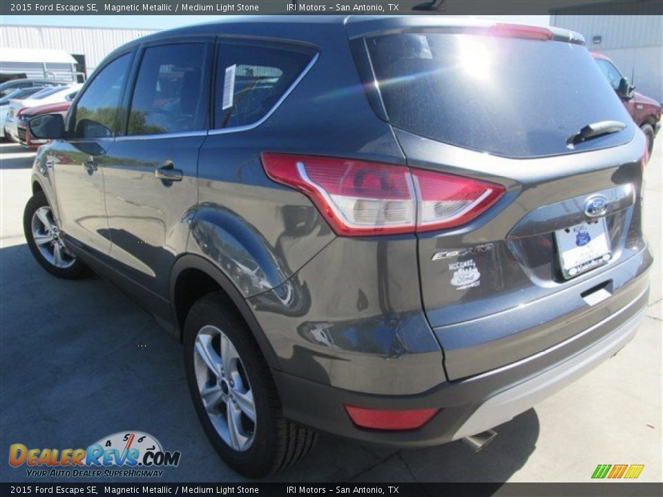 2015 Ford Escape SE Magnetic Metallic / Medium Light Stone Photo #13