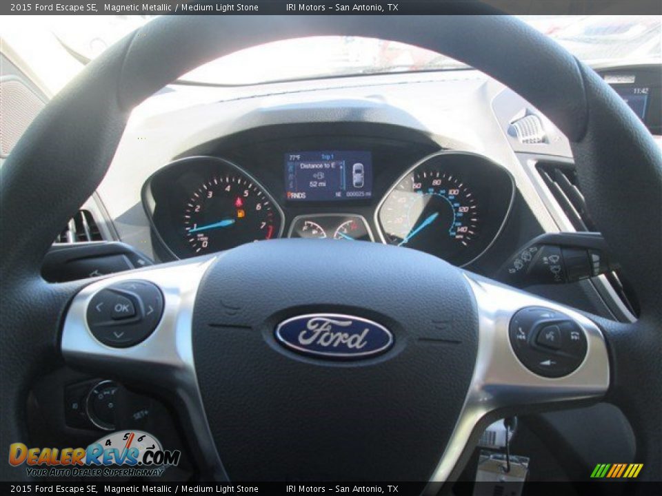 2015 Ford Escape SE Magnetic Metallic / Medium Light Stone Photo #27