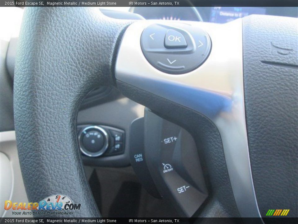 2015 Ford Escape SE Magnetic Metallic / Medium Light Stone Photo #28