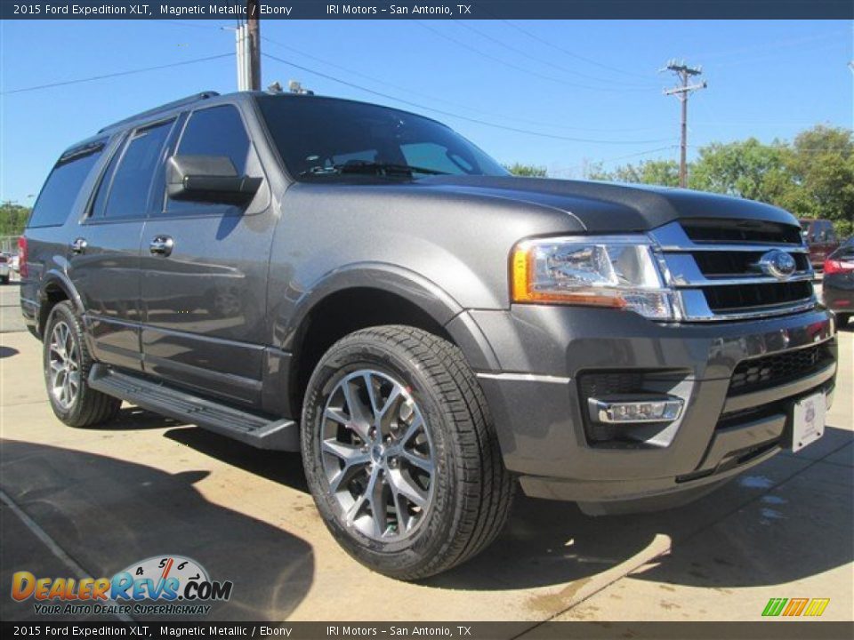 2015 Ford Expedition XLT Magnetic Metallic / Ebony Photo #2