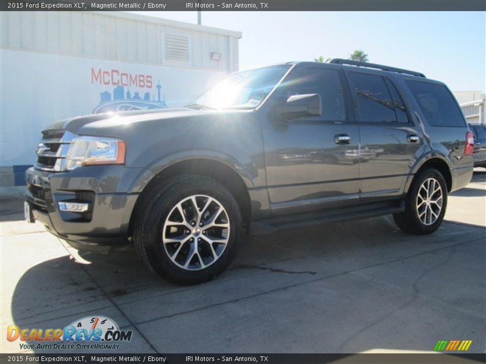 2015 Ford Expedition XLT Magnetic Metallic / Ebony Photo #6
