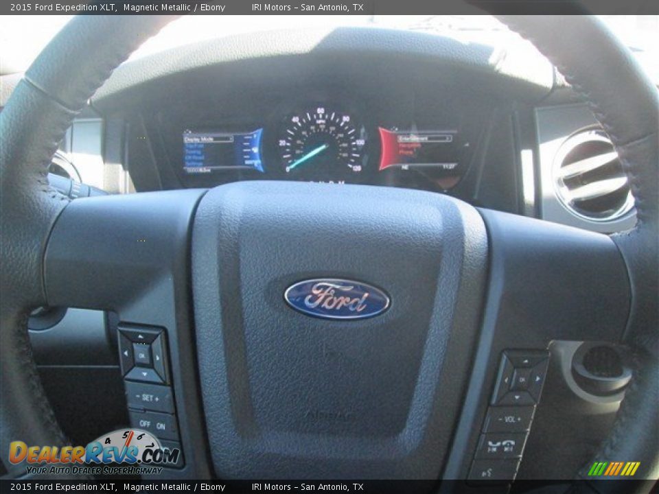 2015 Ford Expedition XLT Magnetic Metallic / Ebony Photo #32
