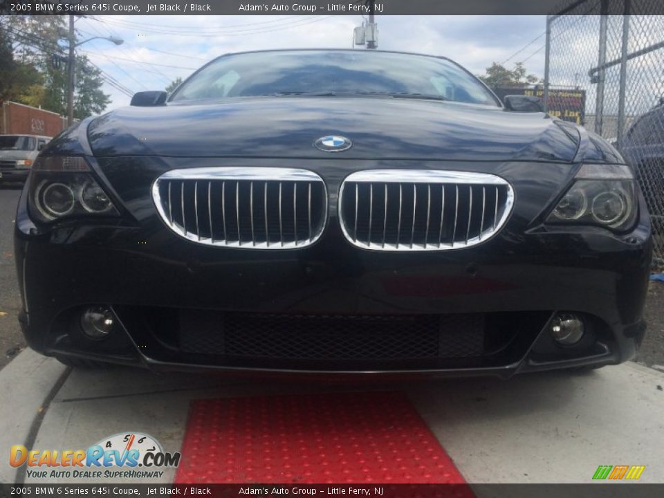 2005 BMW 6 Series 645i Coupe Jet Black / Black Photo #2