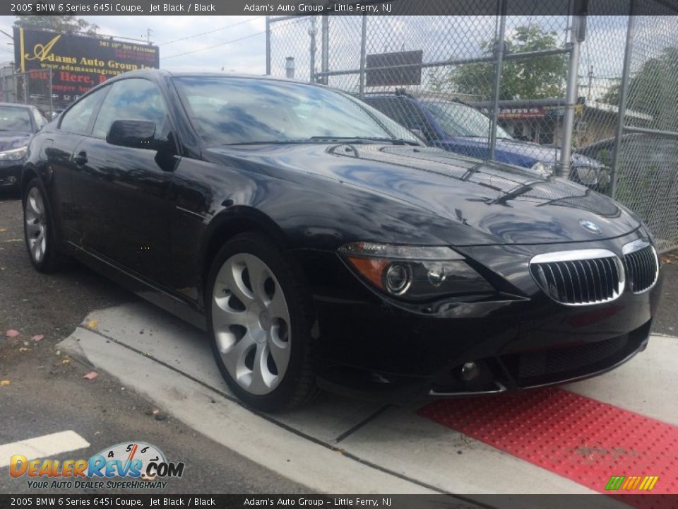 2005 BMW 6 Series 645i Coupe Jet Black / Black Photo #3