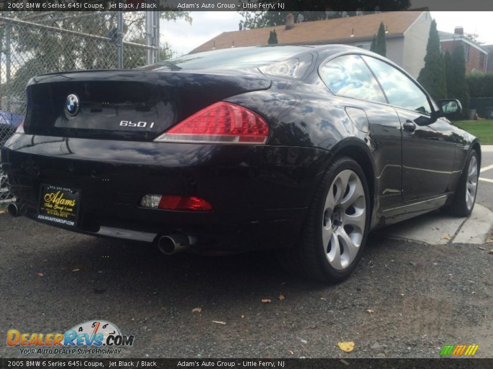 2005 BMW 6 Series 645i Coupe Jet Black / Black Photo #4