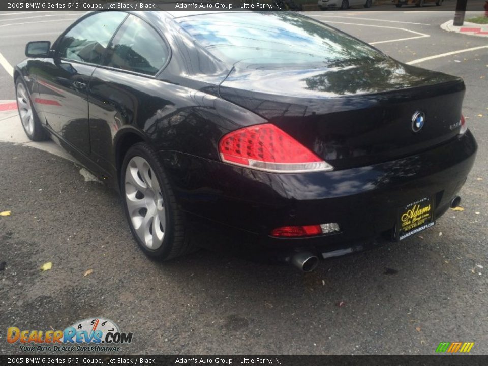 2005 BMW 6 Series 645i Coupe Jet Black / Black Photo #5