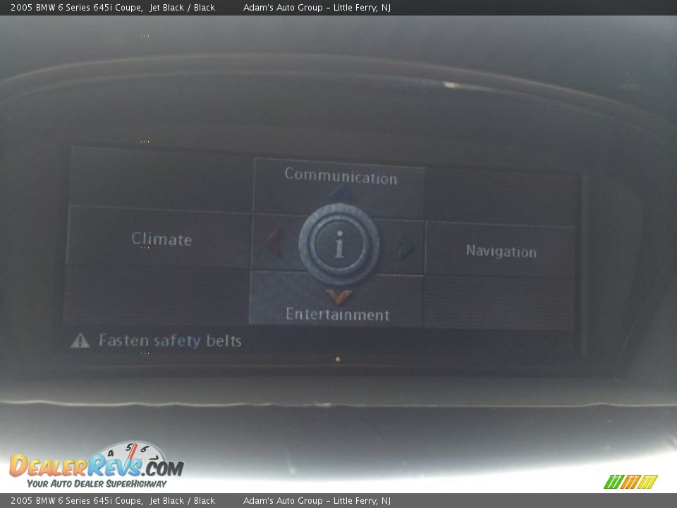 2005 BMW 6 Series 645i Coupe Jet Black / Black Photo #9