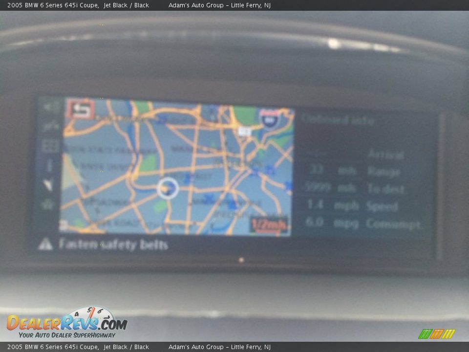 2005 BMW 6 Series 645i Coupe Jet Black / Black Photo #10