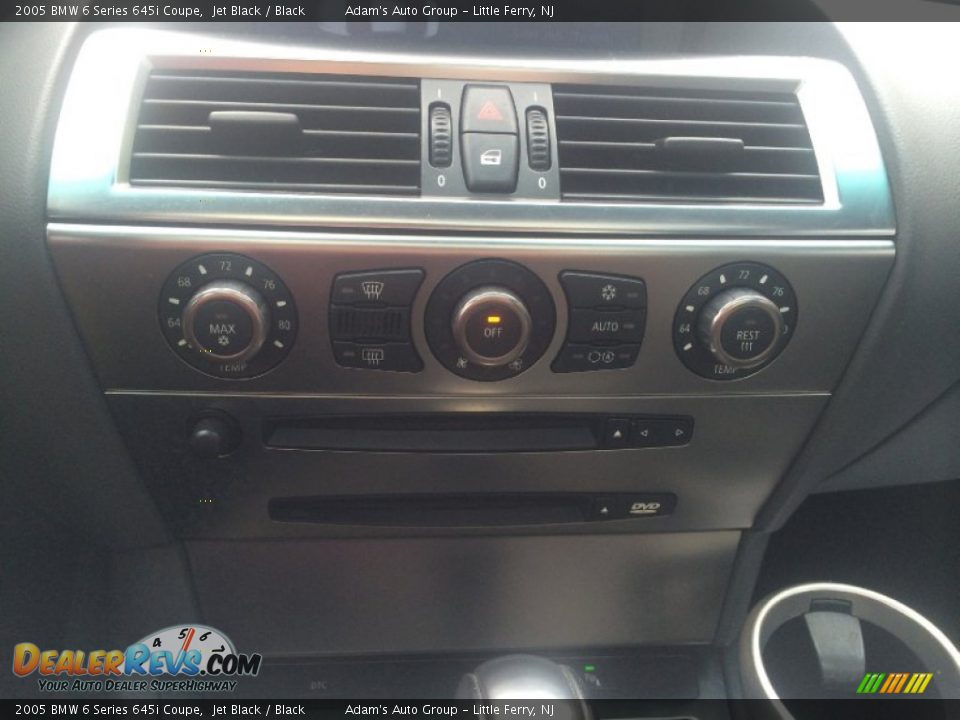 2005 BMW 6 Series 645i Coupe Jet Black / Black Photo #12