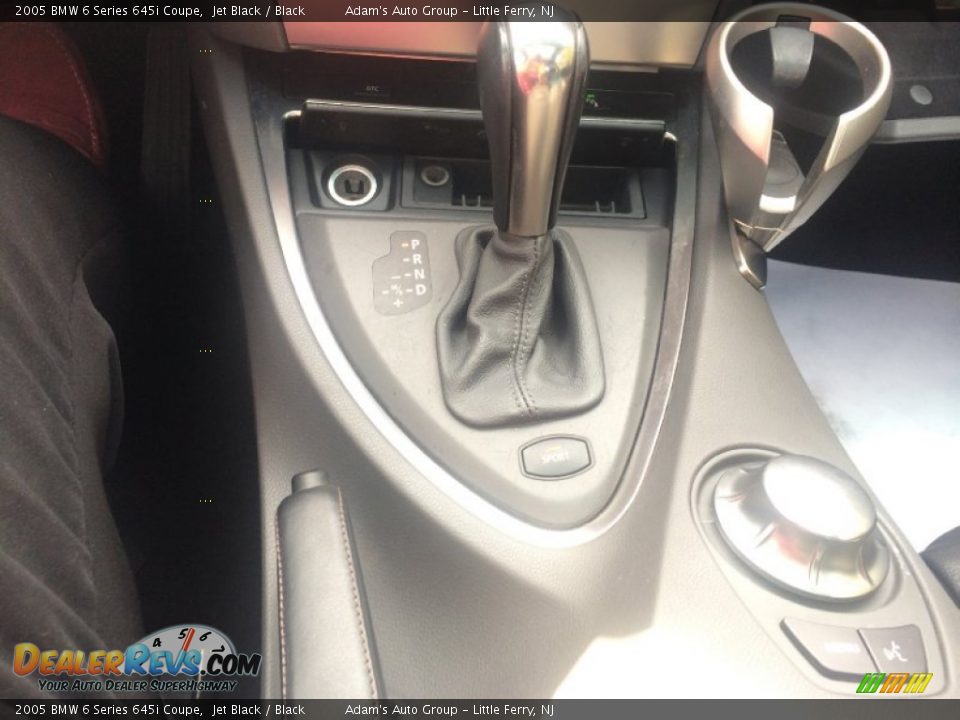 2005 BMW 6 Series 645i Coupe Jet Black / Black Photo #13