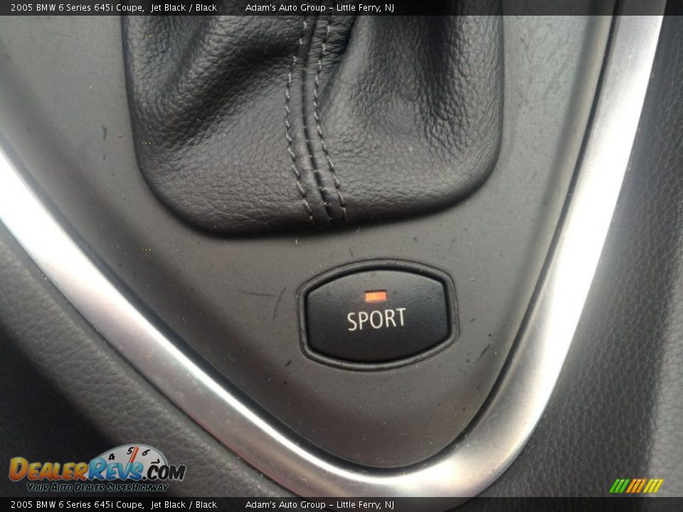 2005 BMW 6 Series 645i Coupe Jet Black / Black Photo #14